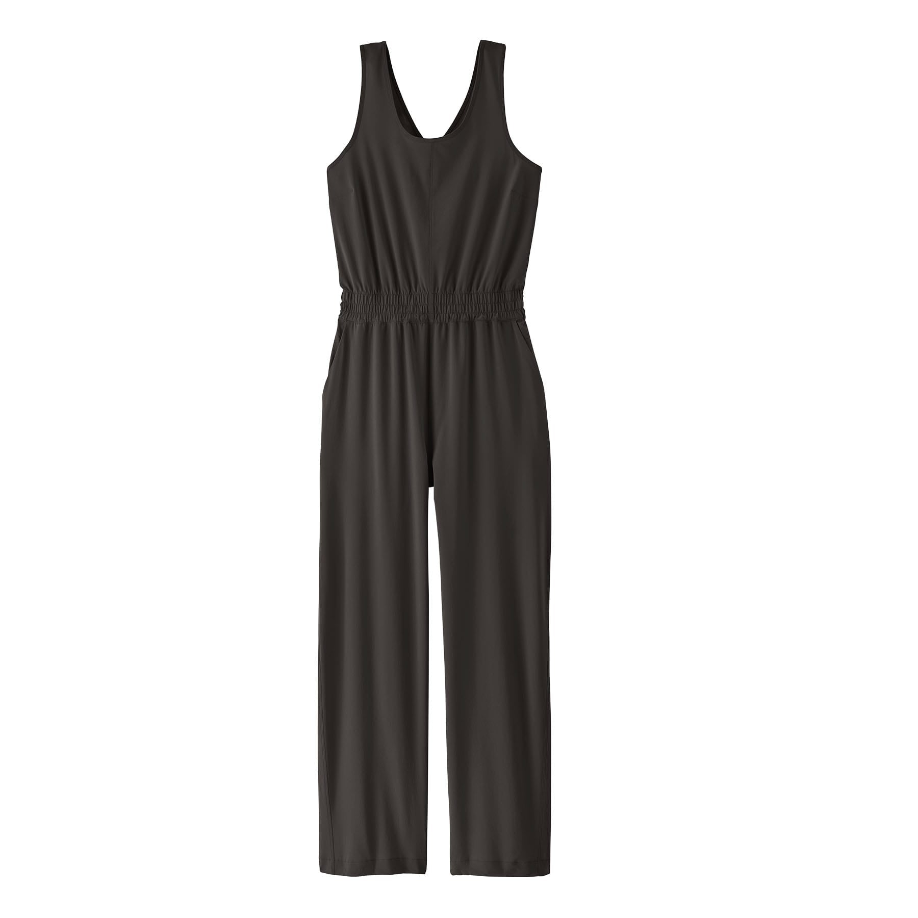 Women's Terrebonne Traveler Jumpsuit in Black | Patagonia Bend