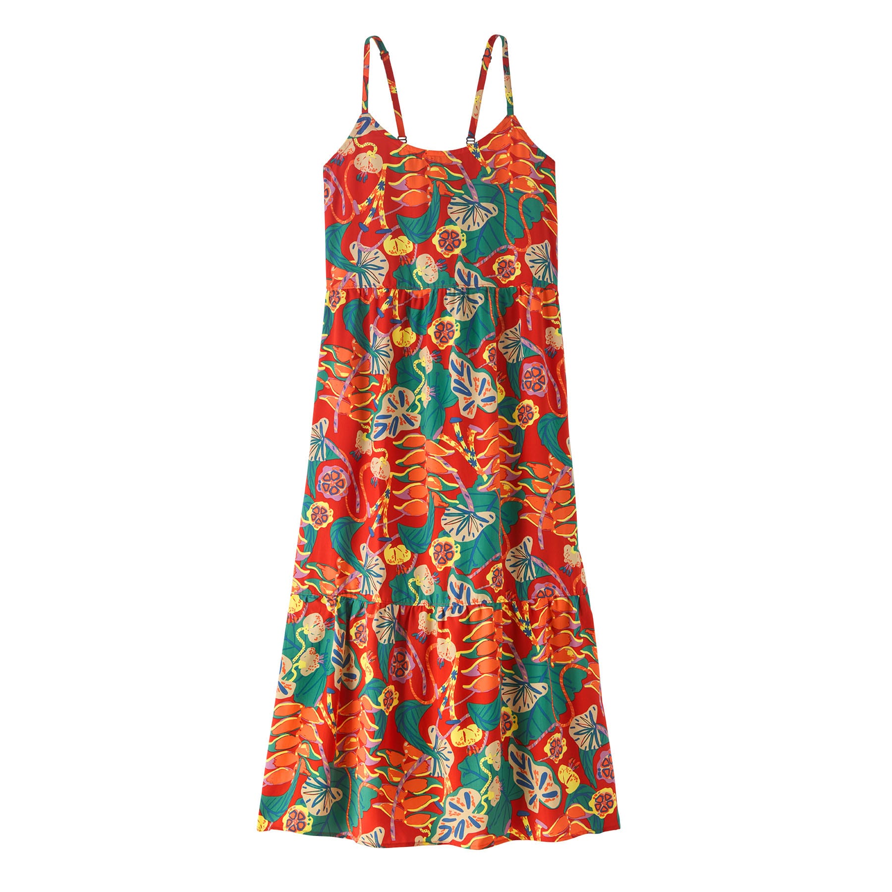 Women's Tidal Threads Dress in Tropiclimb: Hot Ember | Patagonia Bend