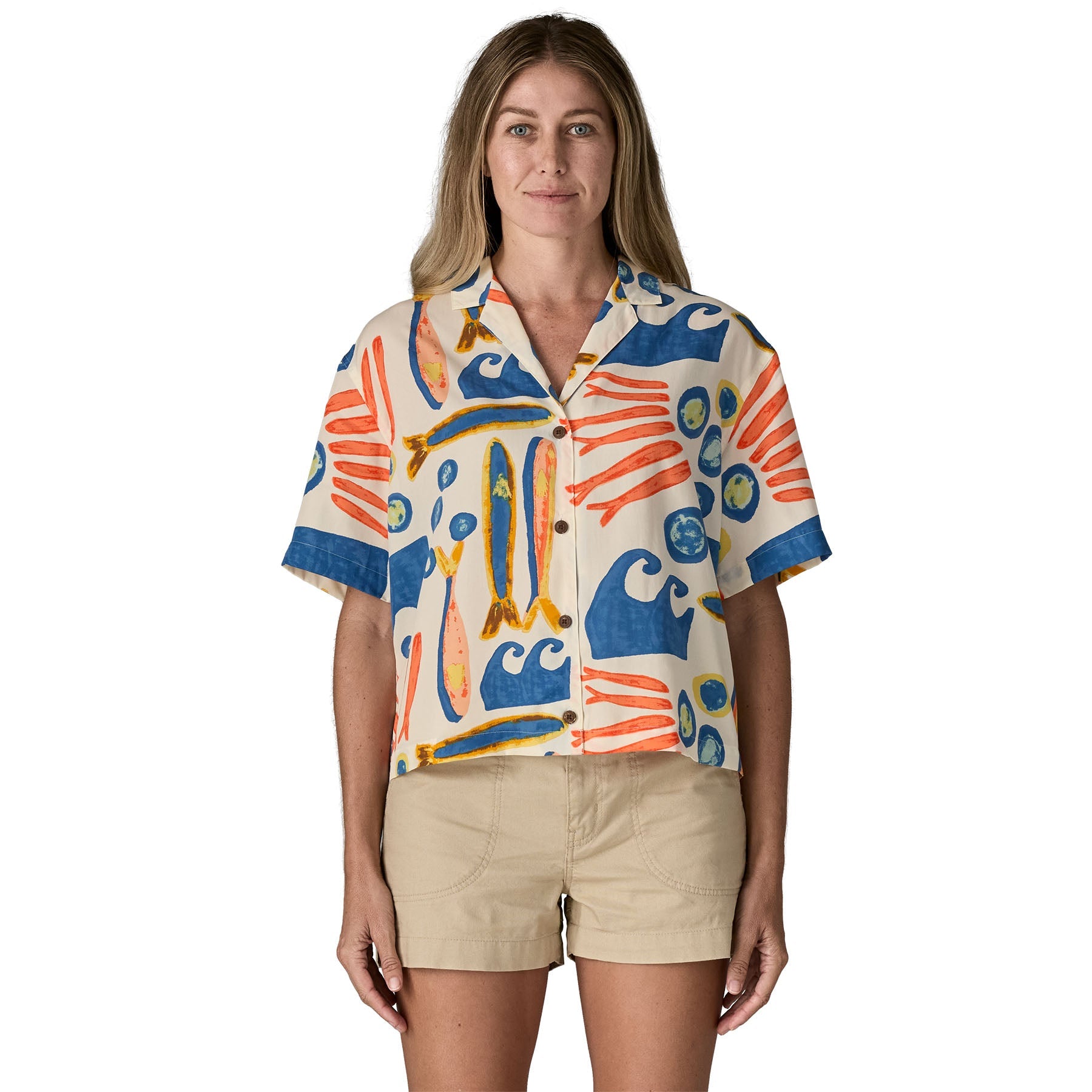 Women's Tidal Threads Shirt in Sardines: Natural | Patagonia Bend