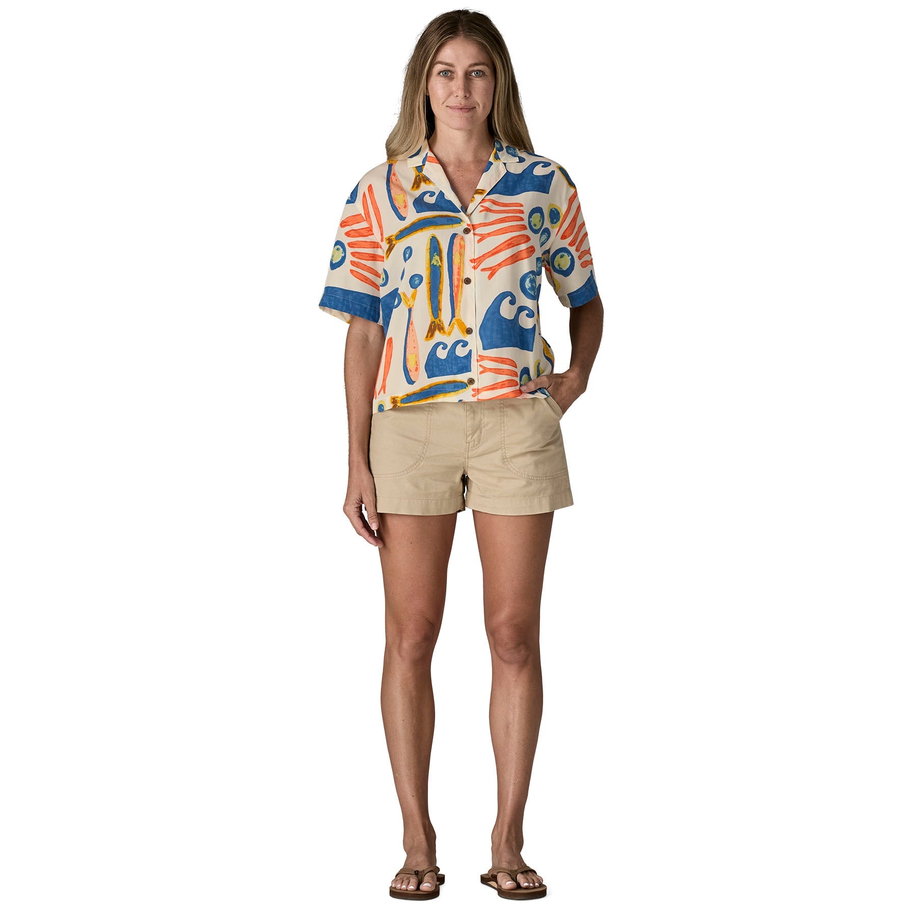 Women's Tidal Threads Shirt in Sardines: Natural | Patagonia Bend