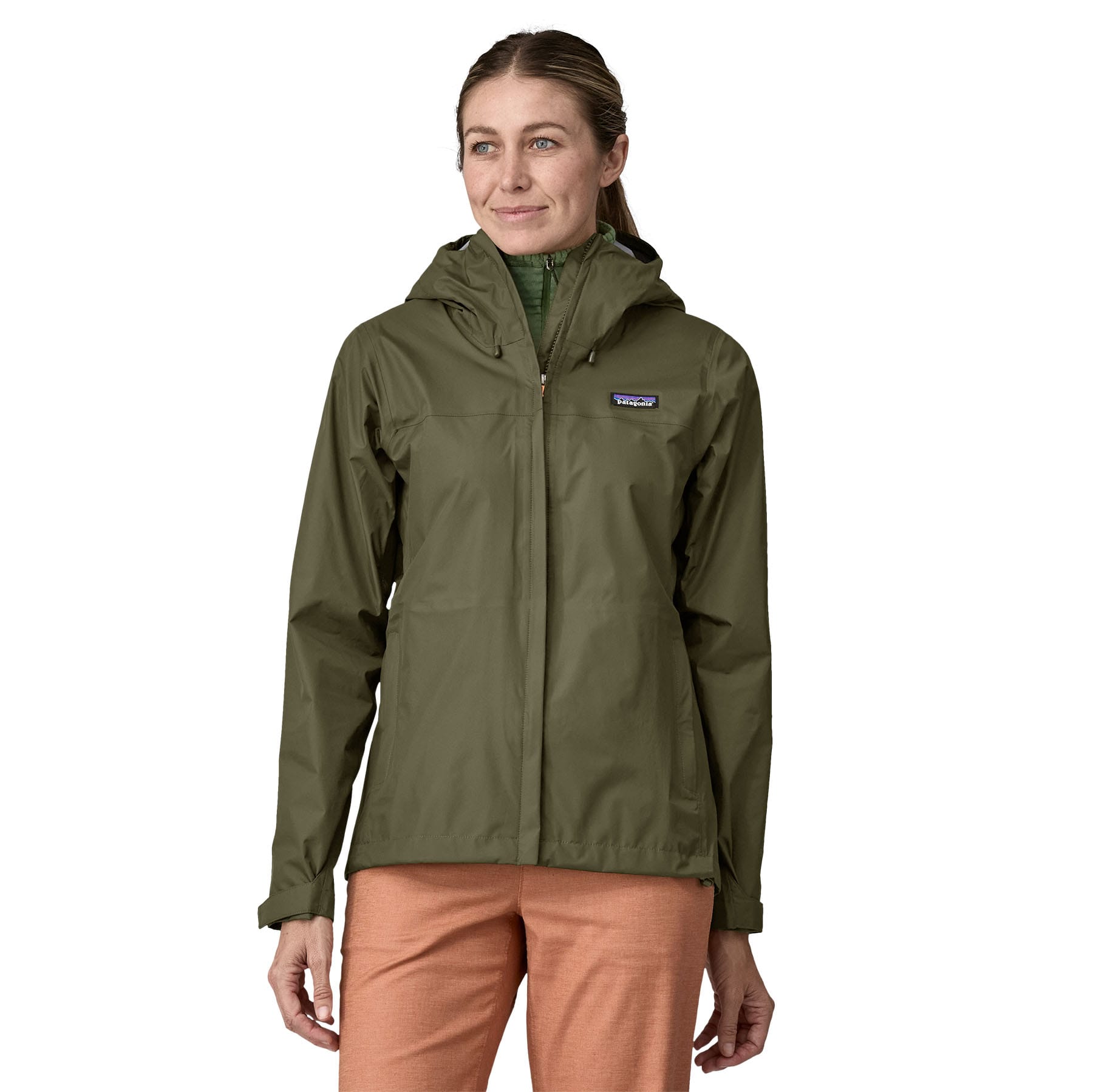 W's Torrentshell 3L Rain Jacket in Pine Needle Green | Patagonia Bend