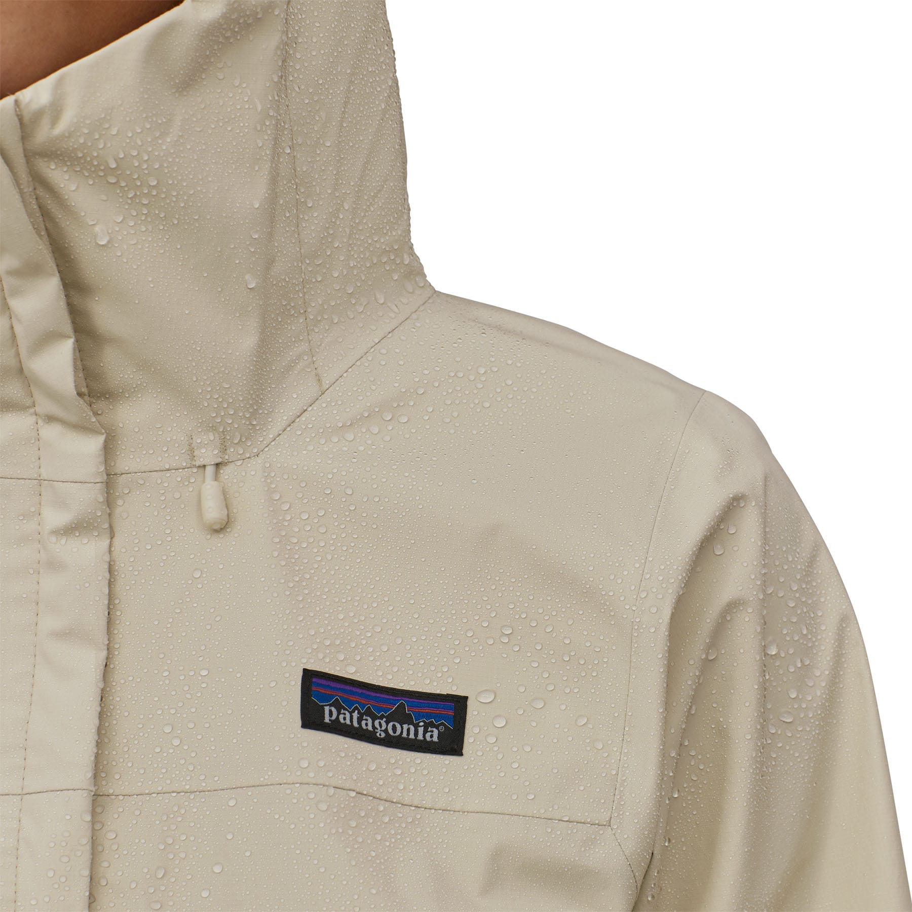 W's Torrentshell 3L Rain Jacket in Wool White | Patagonia Bend