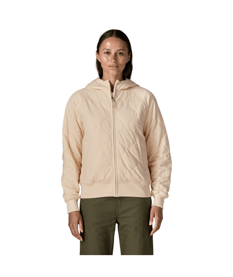 Women's Daily Quilted Hoody in Natural, Alternate View 1 | Patagonia