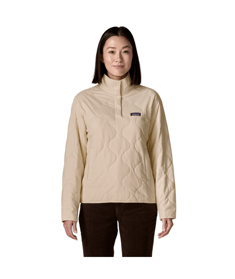 Women's Daily Quilted Snap-T Pullover in Natural, Alternate View 1 | Patagonia