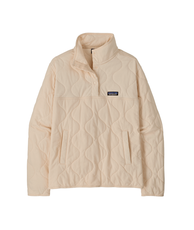Women's Daily Quilted Snap-T Pullover in Natural | Patagonia