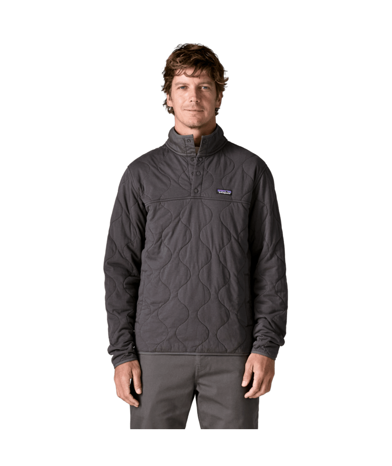 Men's Daily Quilted Snap-T Pullover in Forge Grey, Alternate View 1 | Patagonia