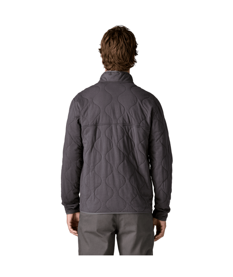 Men's Daily Quilted Snap-T Pullover in Forge Grey, Alternate View 2 | Patagonia