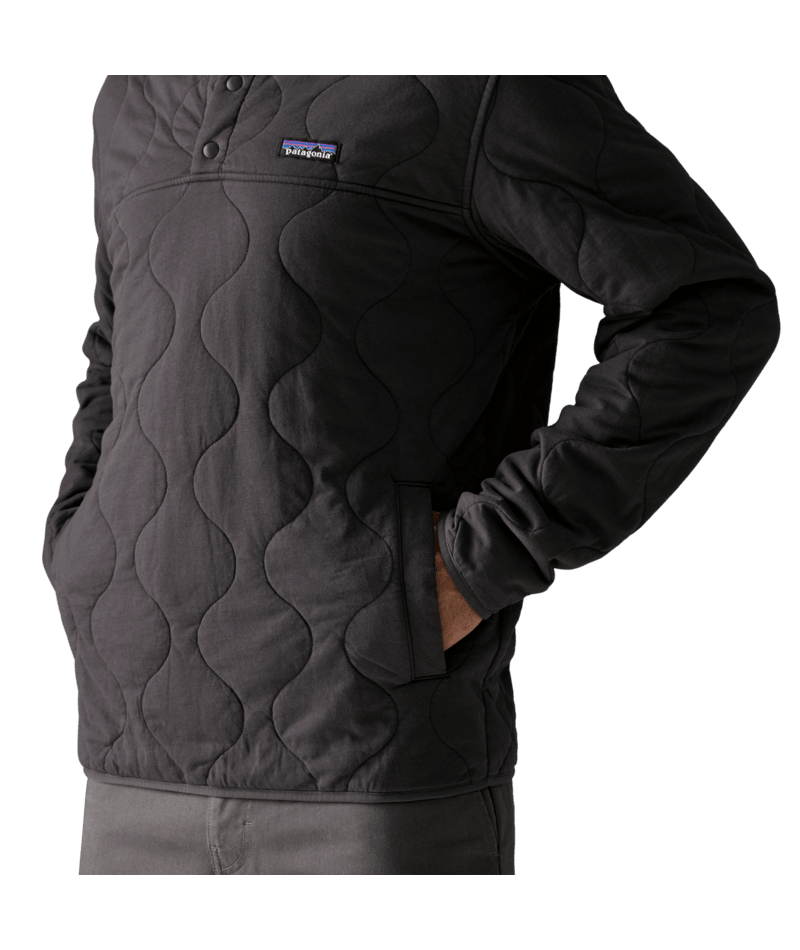 Men's Daily Quilted Snap-T Pullover in Forge Grey, Alternate View 5 | Patagonia
