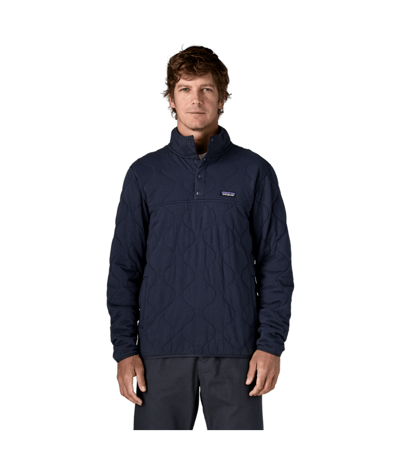 Men's Daily Quilted Snap-T Pullover in New Navy, Alternate View 1 | Patagonia