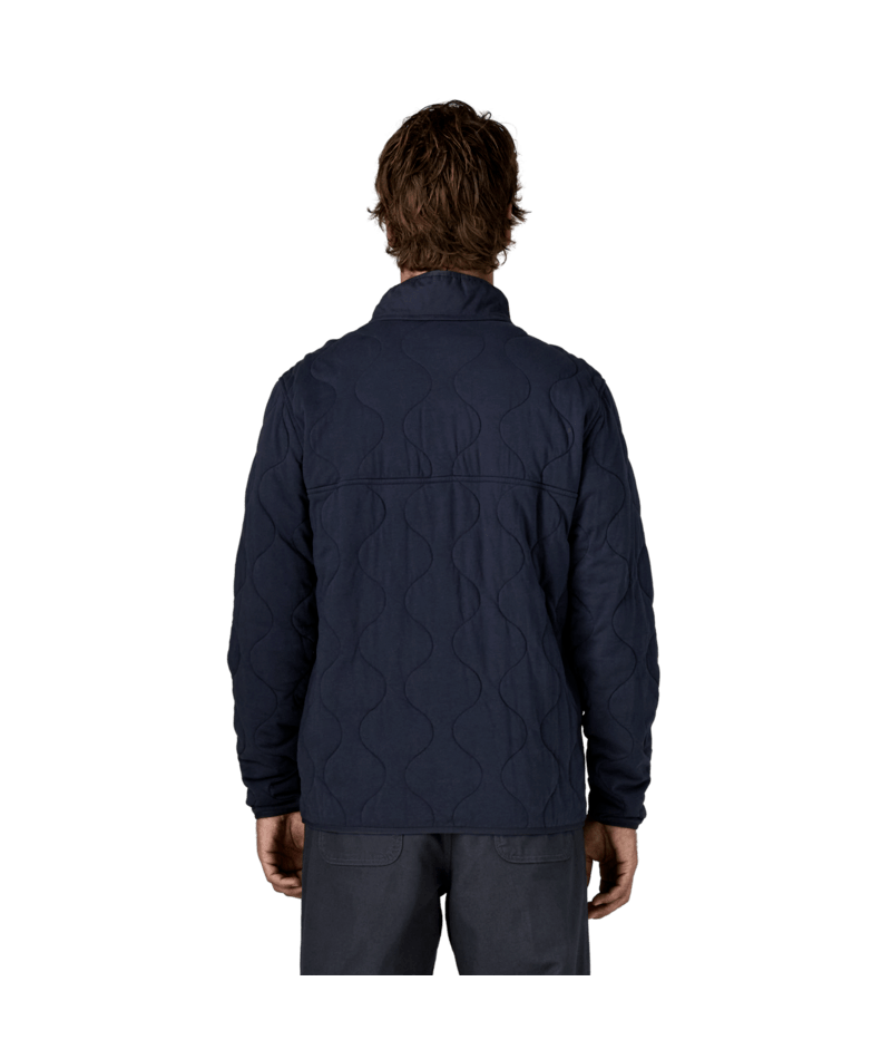 Men's Daily Quilted Snap-T Pullover in New Navy, Alternate View 2 | Patagonia