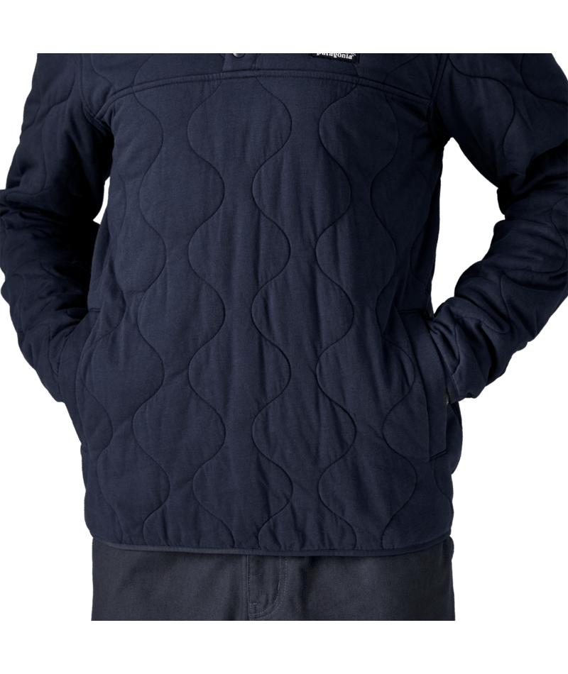 Men's Daily Quilted Snap-T Pullover in New Navy, Alternate View 5 | Patagonia