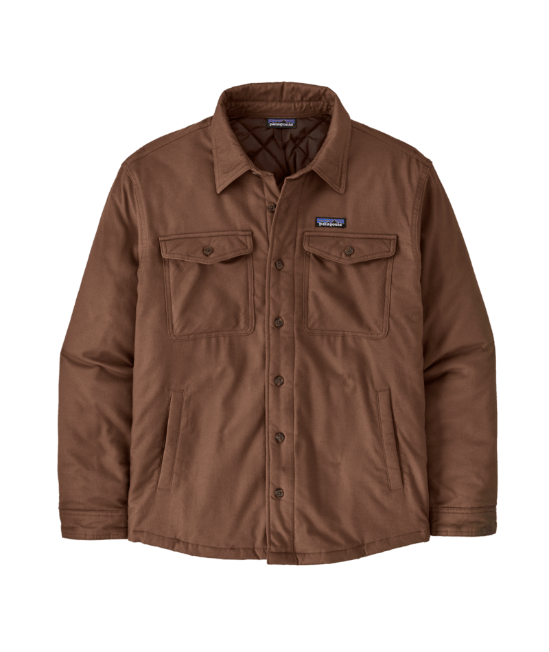Men's Lightweight Insulated Fjord Flannel Shirt in Berm Brown | Photo 1 | Patagonia