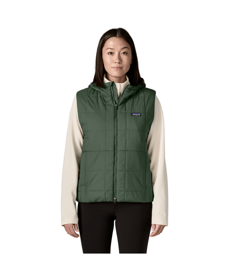 Women's Light Gust Hooded Vest in Canopy Green | Photo 2 | Patagonia