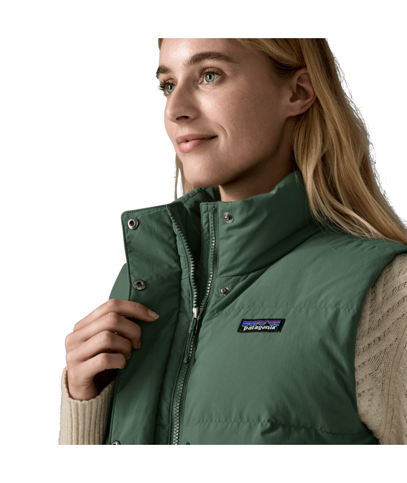 Women's Sisar Down Vest in Canopy Green | Photo 7 | Patagonia