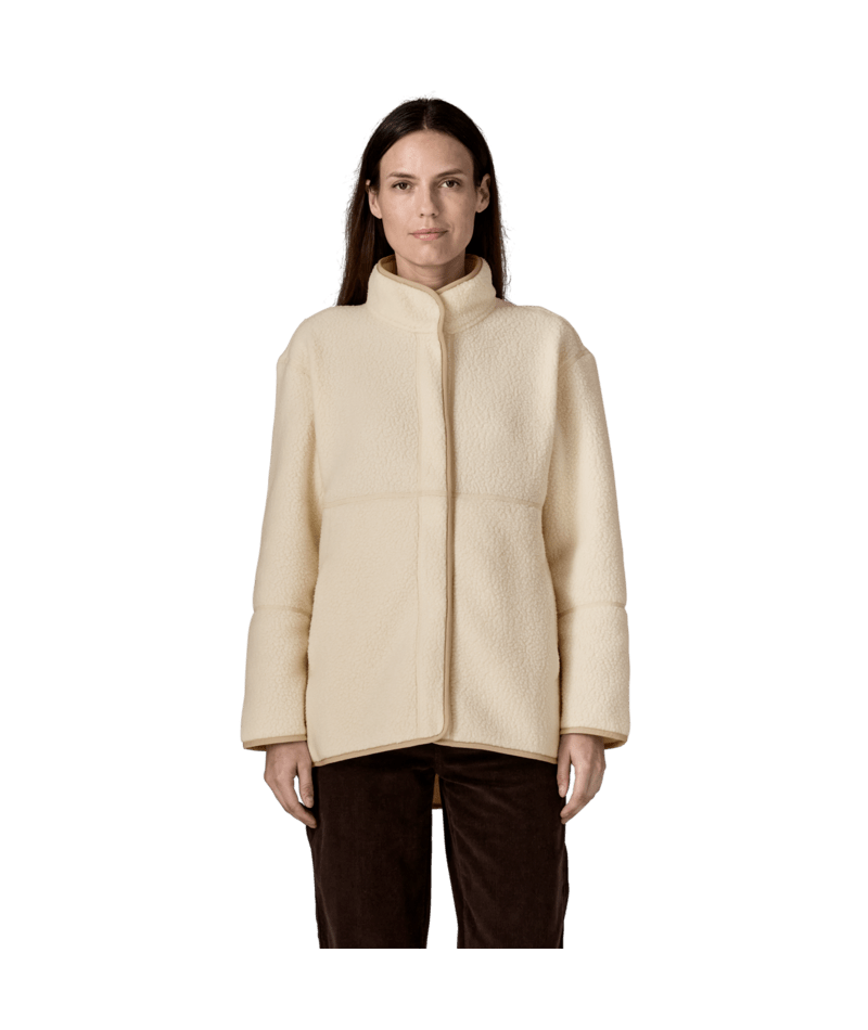 Women's Retro Pile Coat in Natural, Alternate View 1 | Patagonia
