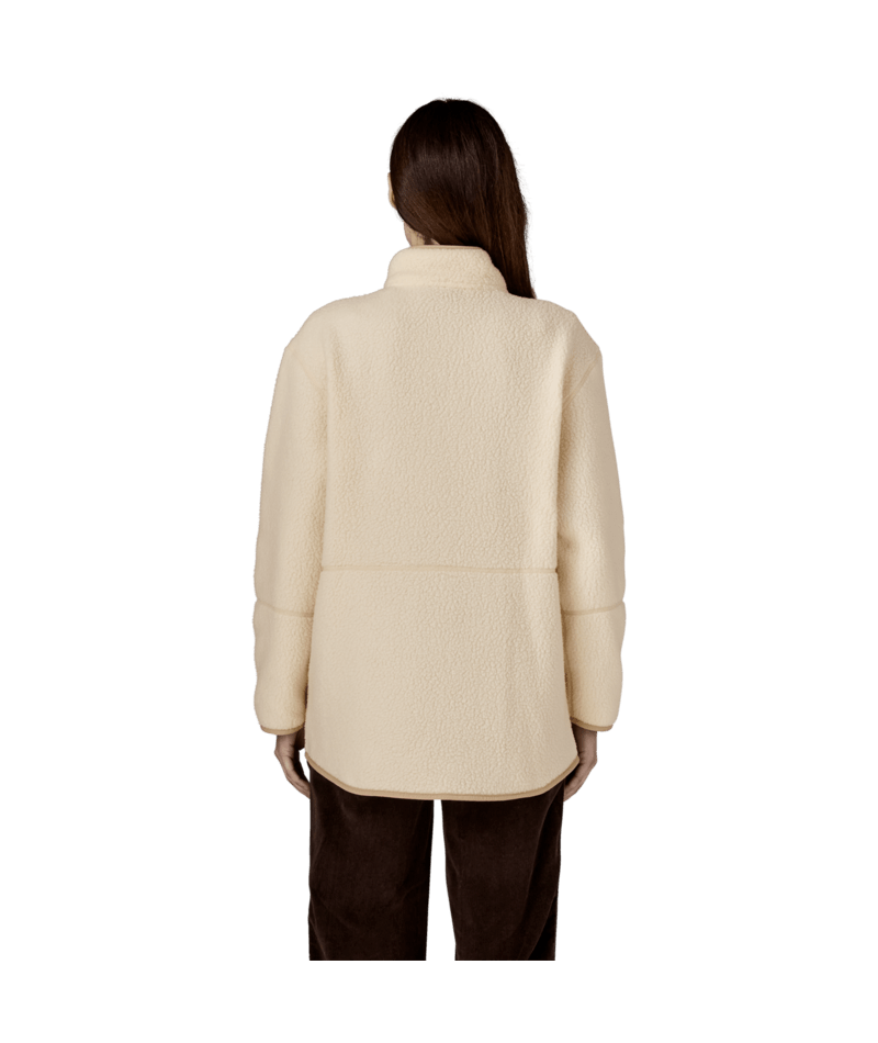 Women's Retro Pile Coat in Natural, Alternate View 2 | Patagonia