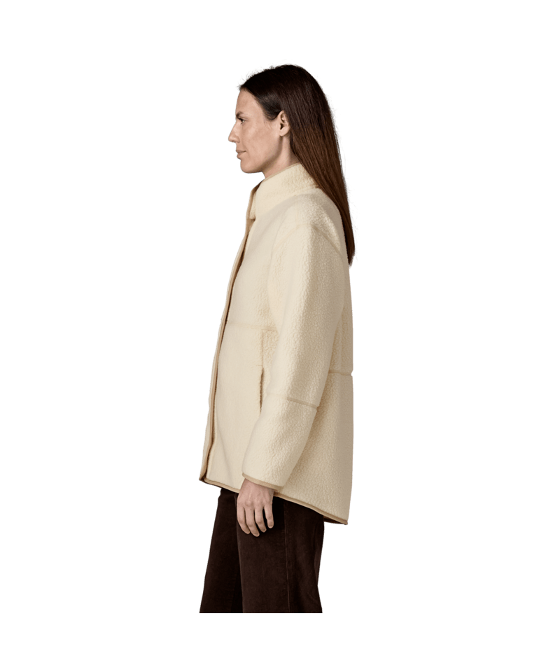 Women's Retro Pile Coat in Natural, Alternate View 3 | Patagonia