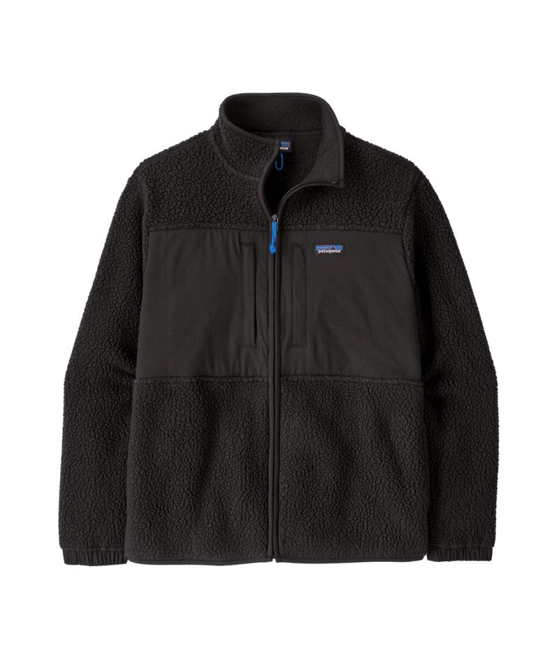 Men's Retro Pile Patch Jacket in Black | Patagonia