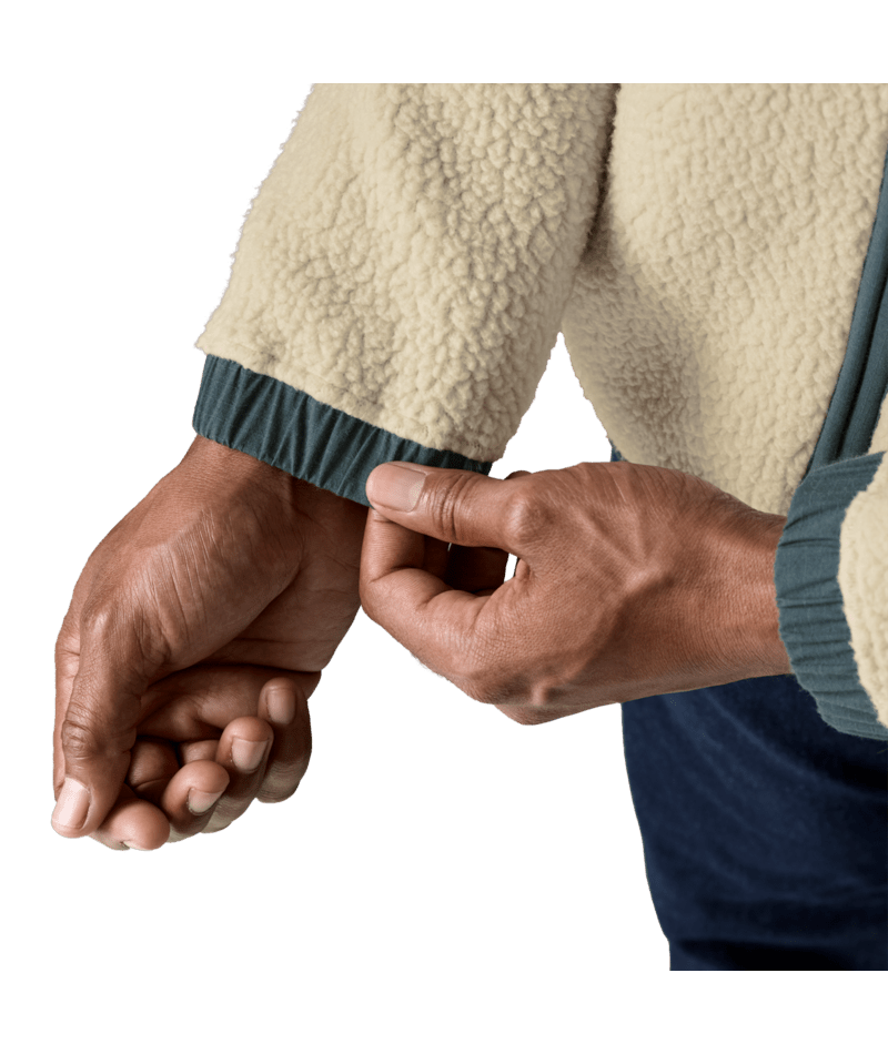 Men's Retro Pile Patch Jacket in Pelican, Alternate View 5 | Patagonia
