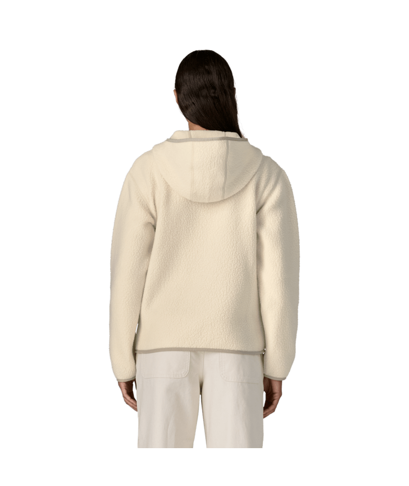 Women's Retro Pile Hoody in Natural, Alternate View 2 | Patagonia