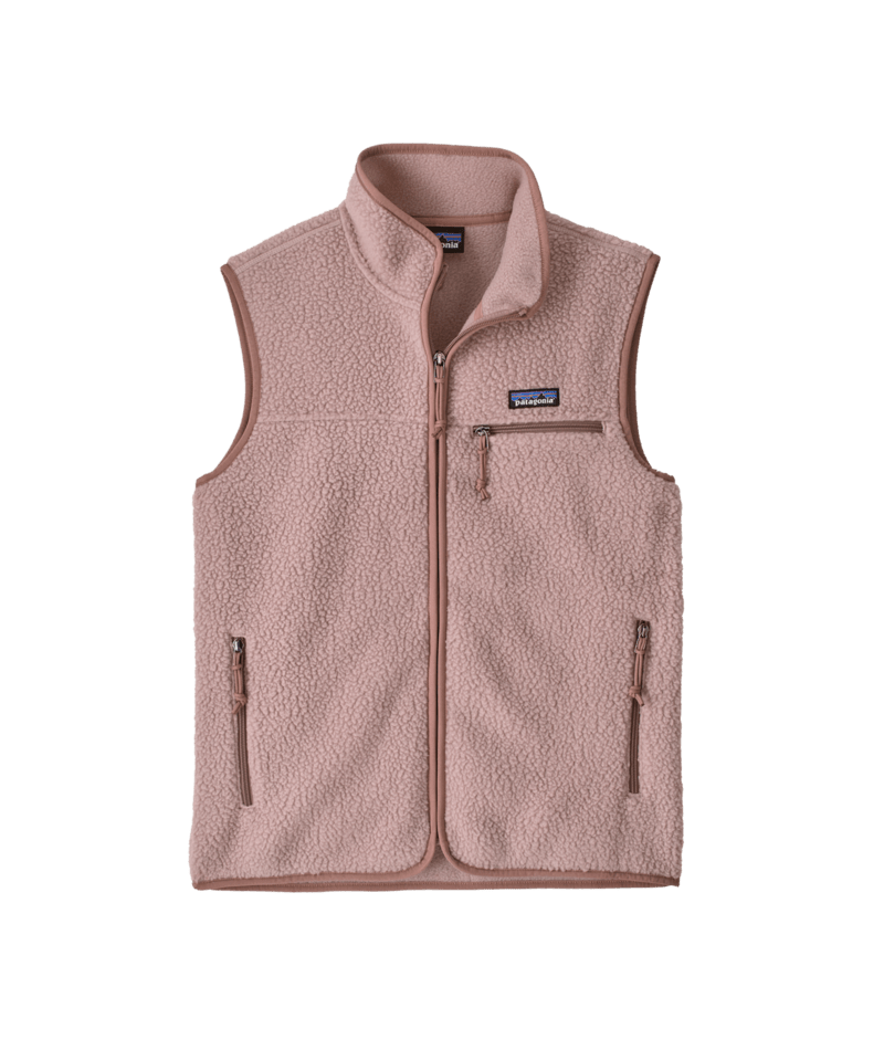 Women's Retro Pile Vest in Stingray Mauve | Patagonia
