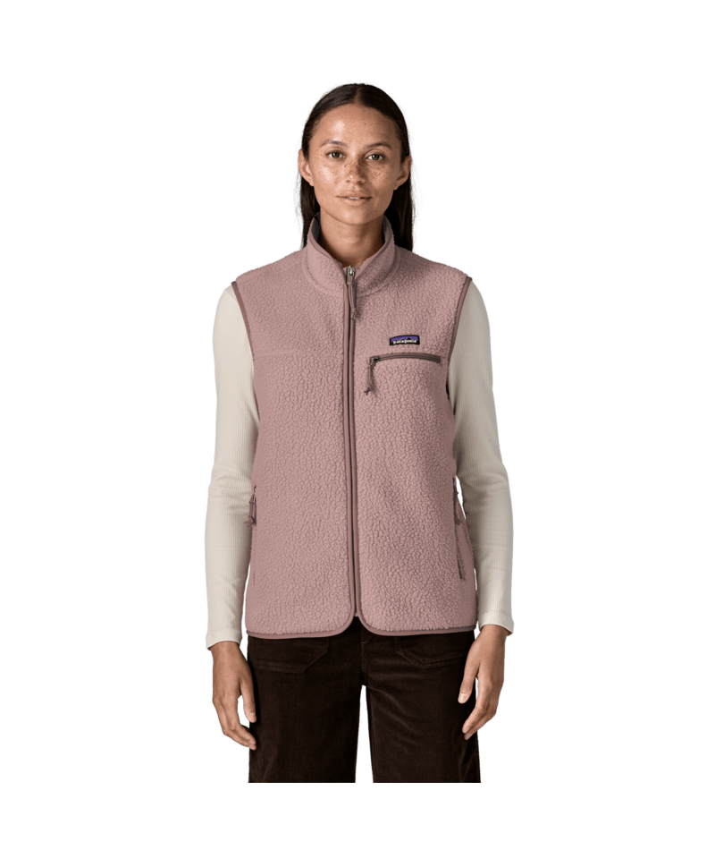 Women's Retro Pile Vest in Stingray Mauve, Alternate View 1 | Patagonia