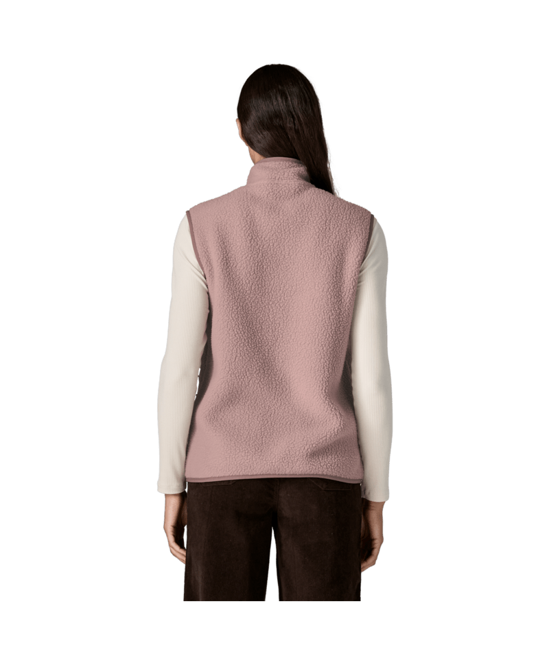 Women's Retro Pile Vest in Stingray Mauve, Alternate View 2 | Patagonia