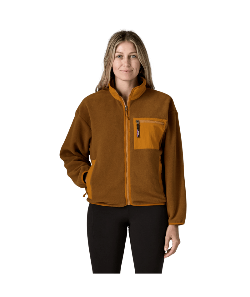 Women's Synchilla Jacket in Wolf Brown | Photo 2 | Patagonia
