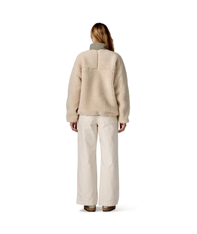 Women's Classic Retro-X Jacket in Dark Natural w/River Rock Green | Photo 3 | Patagonia
