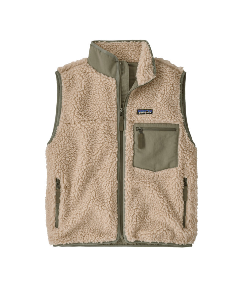 Women's Classic Retro-X Vest in Dark Natural w/River Rock Green | Photo 1 | Patagonia