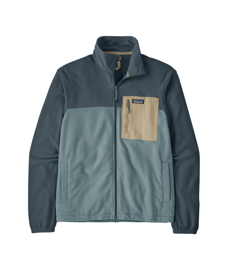 Men's Micro D Patch Pocket Jacket in Blue Sage | Photo 1 | Patagonia
