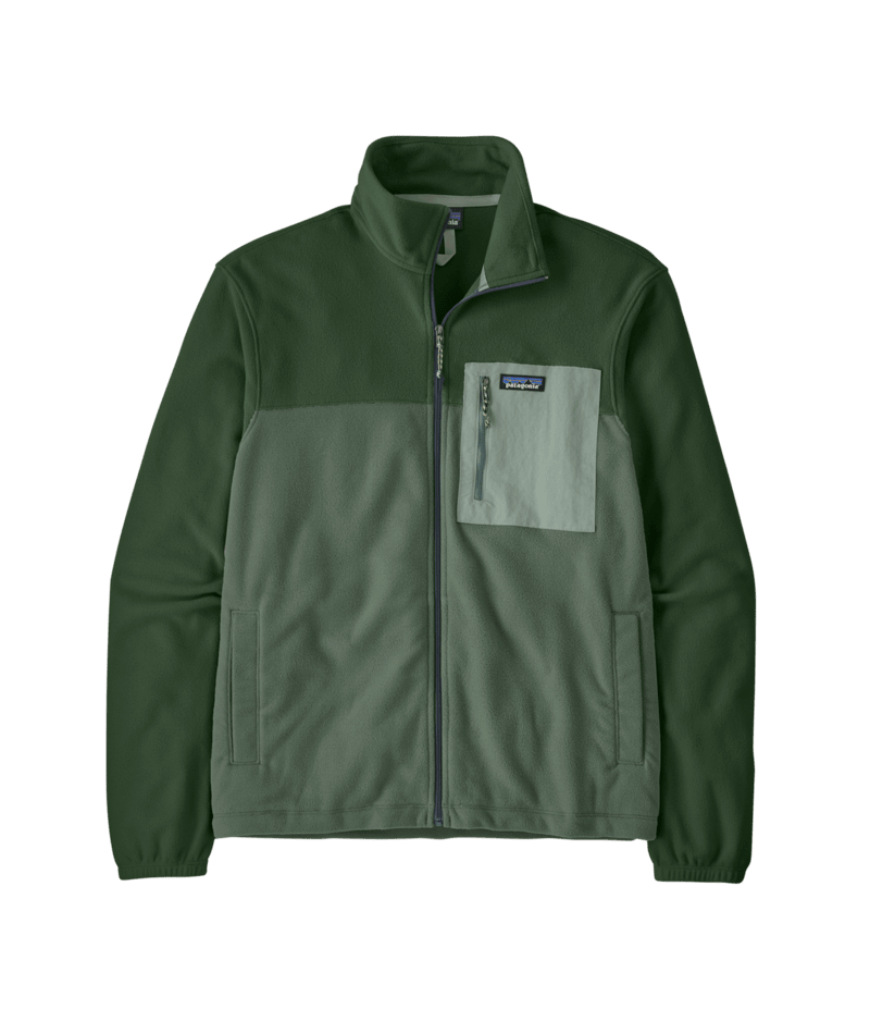 Men's Micro D Patch Pocket Jacket in Canopy Green | Patagonia