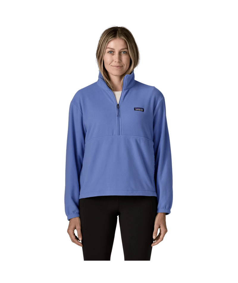 Women's Micro D 1/2 Zip Fleece Pullover in Diver Blue, Alternate View 1 | Patagonia