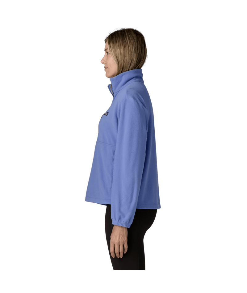 Women's Micro D 1/2 Zip Fleece Pullover in Diver Blue, Alternate View 3 | Patagonia
