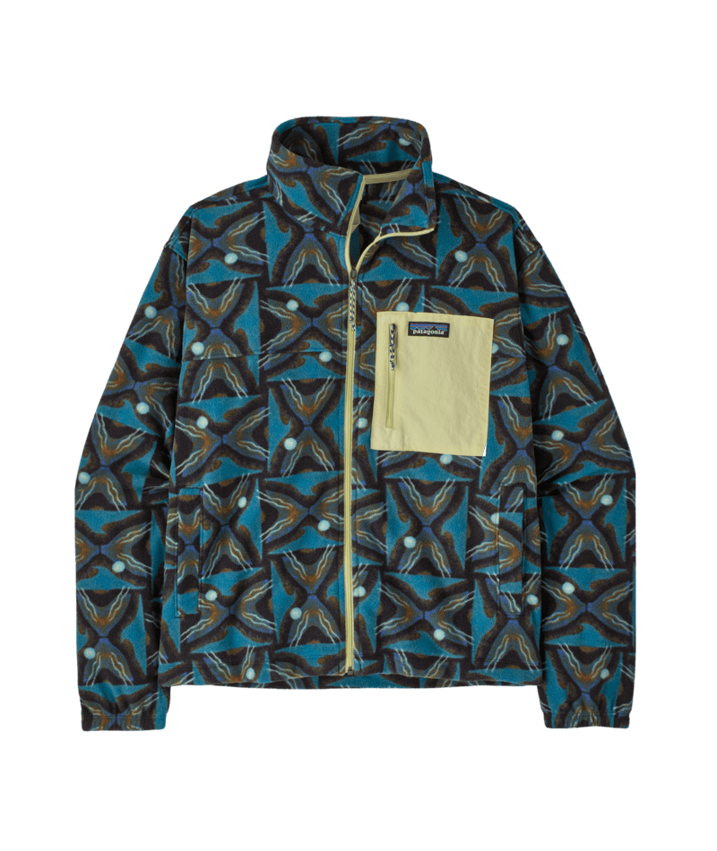 Women's Micro D Patch Pocket Jacket in Deep Freeze: Black | Photo 1 | Patagonia