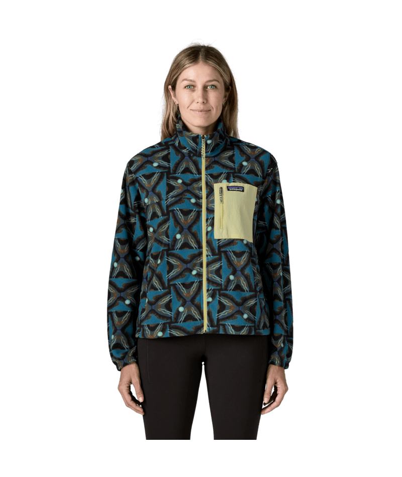 Women's Micro D Patch Pocket Jacket in Deep Freeze: Black | Photo 2 | Patagonia