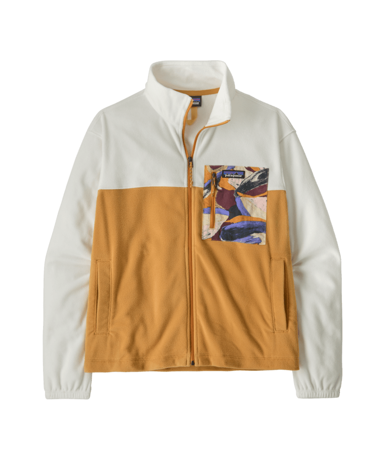Women's Micro D Patch Pocket Jacket in Dried Mango | Patagonia