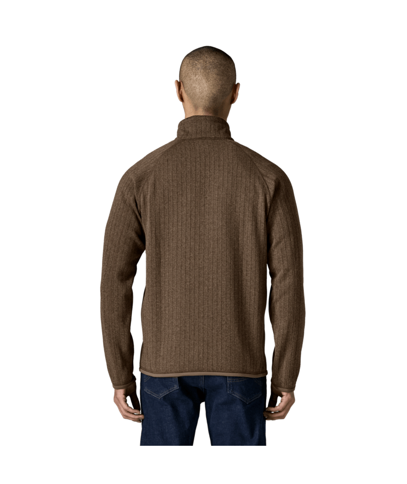 Men's Better Sweater Jacket in Marlow Brown Rib Knit | Photo 3 | Patagonia