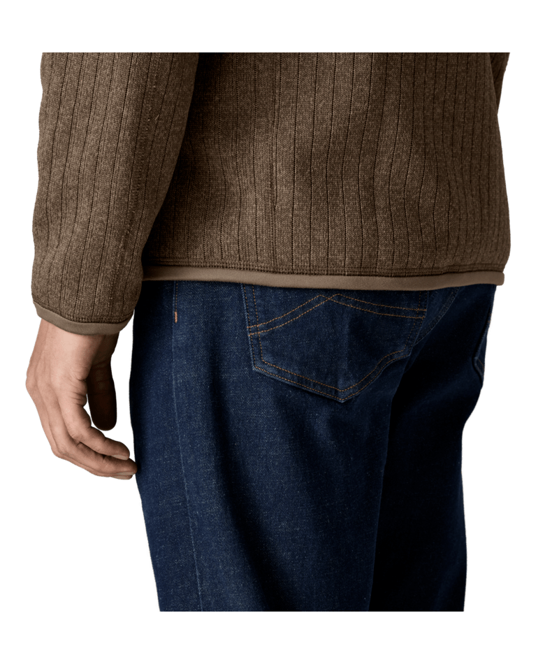 Men's Better Sweater Jacket in Marlow Brown Rib Knit | Photo 7 | Patagonia
