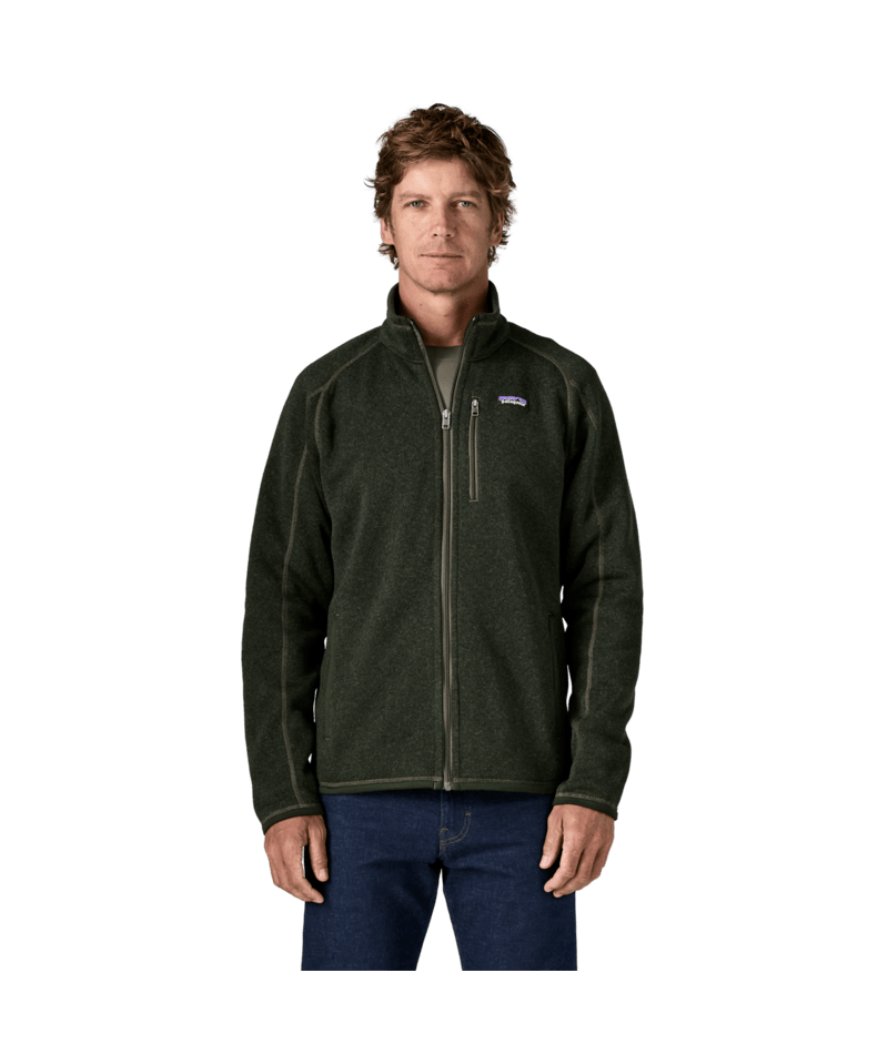 Men's Better Sweater Jacket in Old Growth Green | Photo 2 | Patagonia