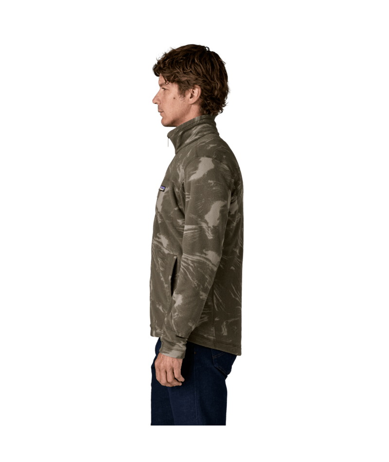 Men's Micro D Jacket in Polar Breeze: Basin Green | Photo 4 | Patagonia