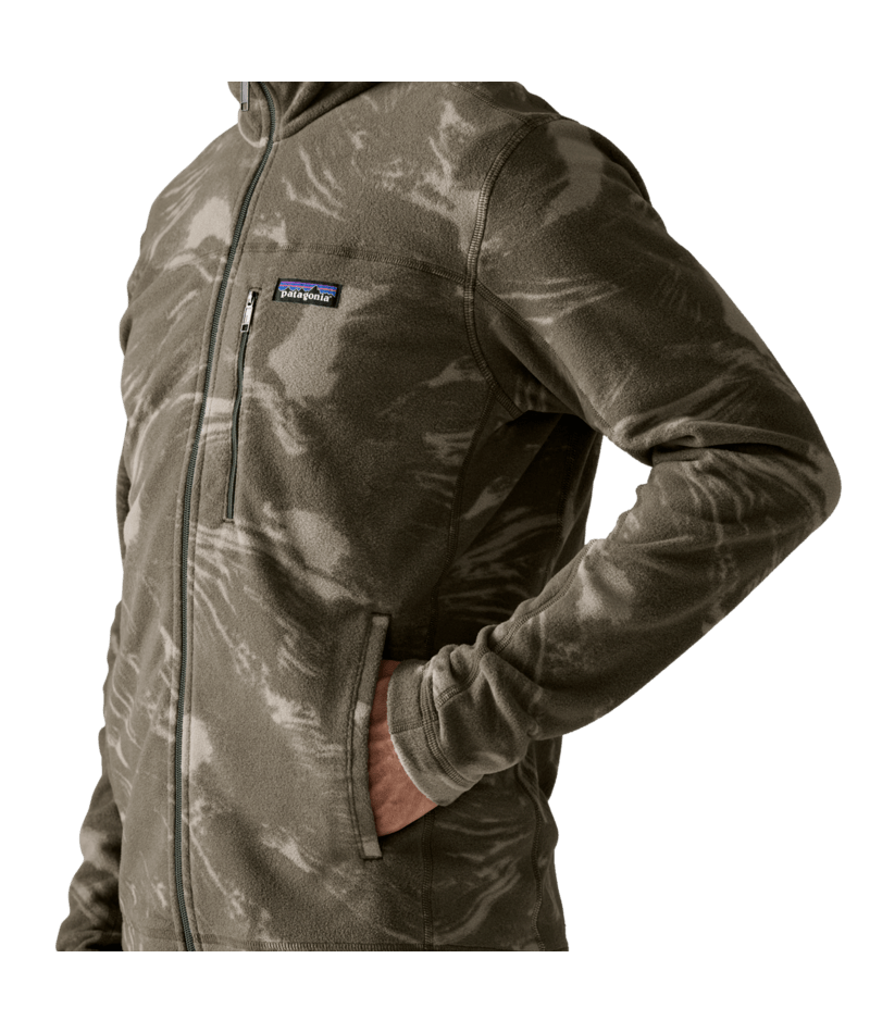 Men's Micro D Jacket in Polar Breeze: Basin Green | Photo 5 | Patagonia