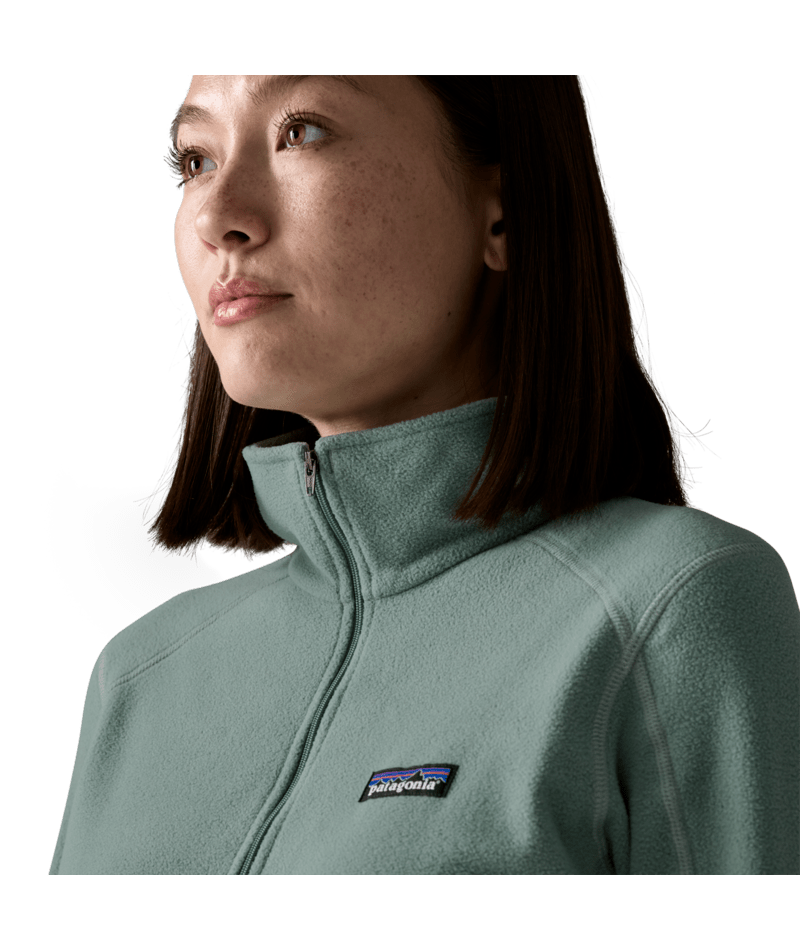 Women's Micro D 1/4 Zip in Cover Green, Alternate View 4 | Patagonia