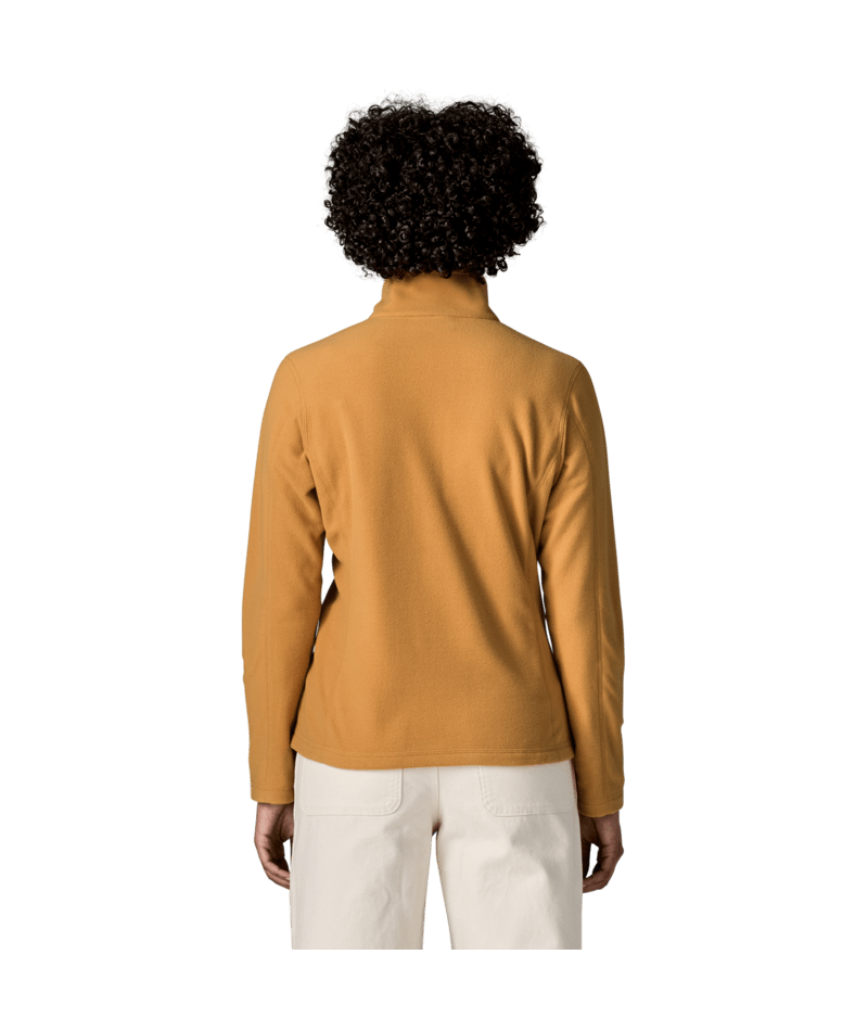 Women's Micro D 1/4 Zip in Dried Mango, Alternate View 2 | Patagonia