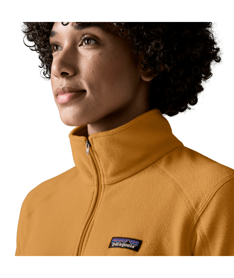 Women's Micro D 1/4 Zip in Dried Mango, Alternate View 4 | Patagonia