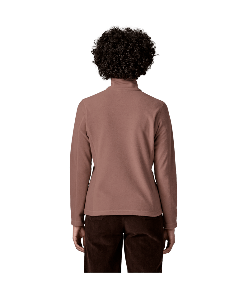 Women's Micro D 1/4 Zip in Moonrise Taupe, Alternate View 2 | Patagonia