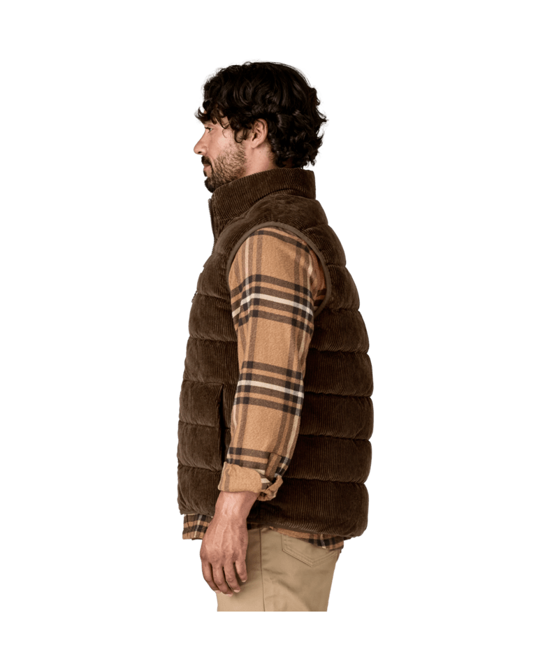 Reversible Cotton Down Vest in Marlow Brown | Photo 4 | Patagonia