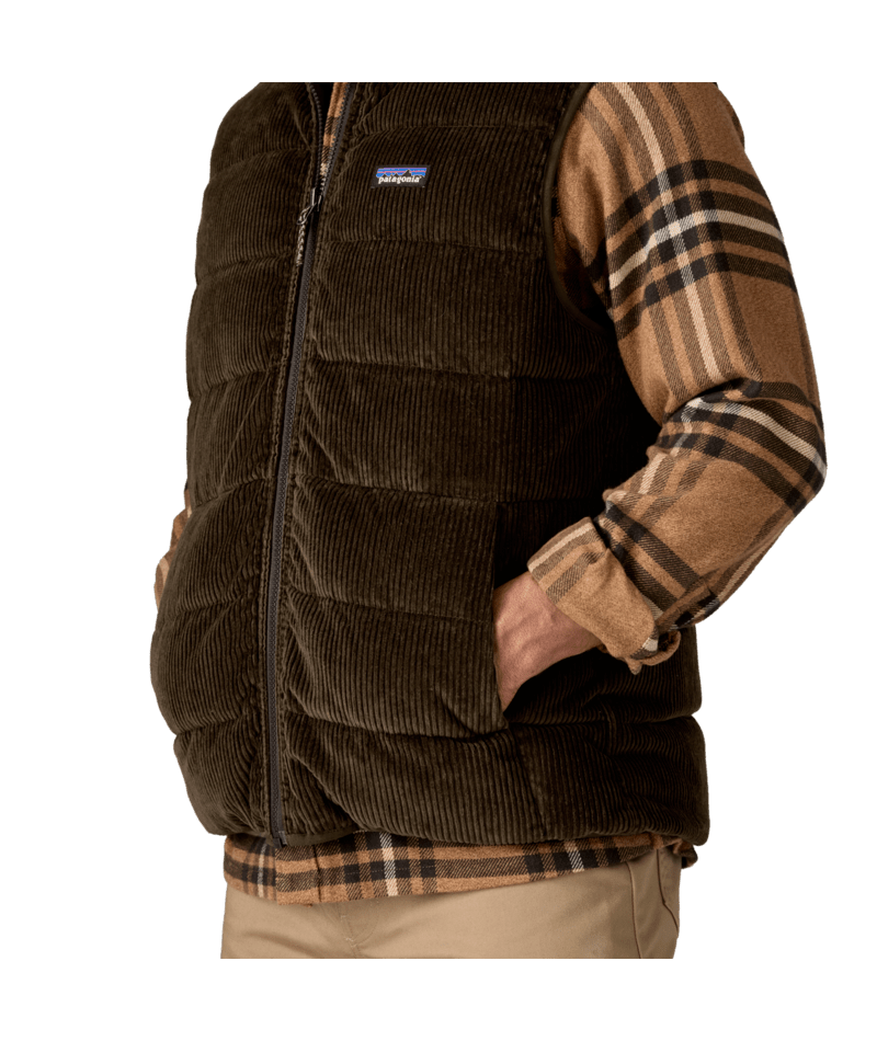 Reversible Cotton Down Vest in Marlow Brown | Photo 6 | Patagonia