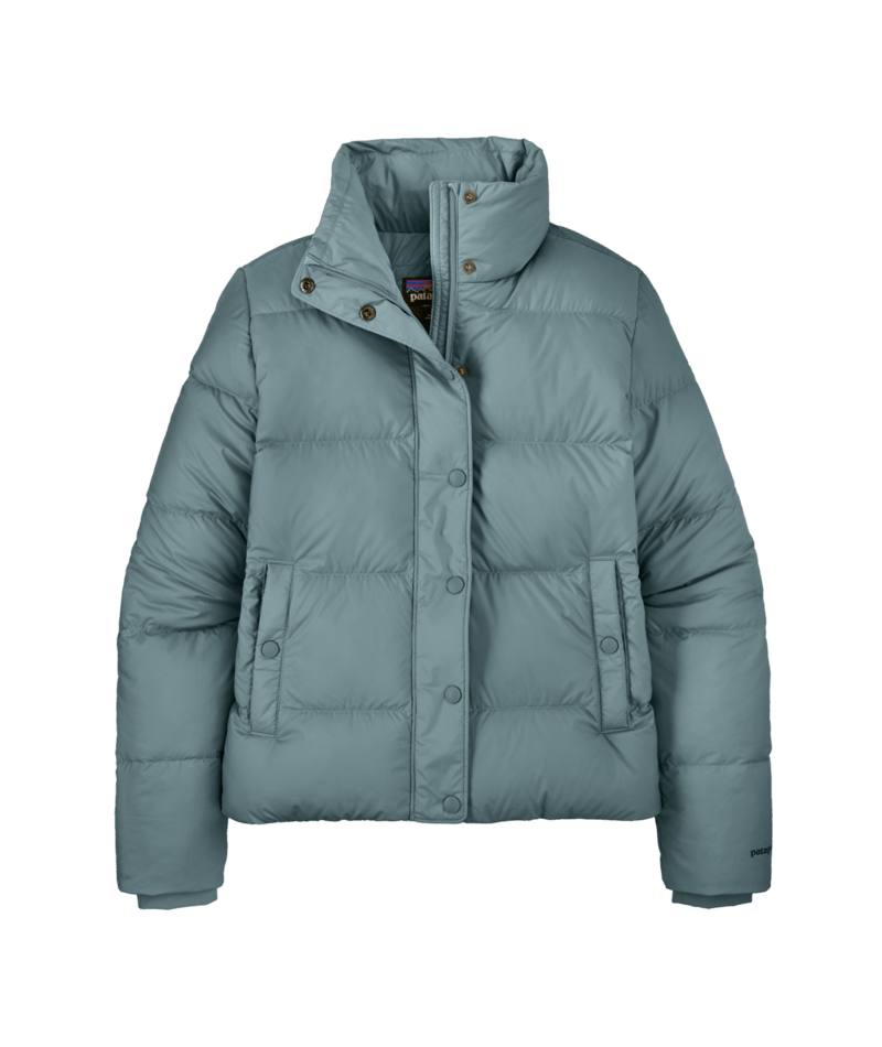 Women's Silent Down Jacket in Blue Sage | Photo 1 | Patagonia