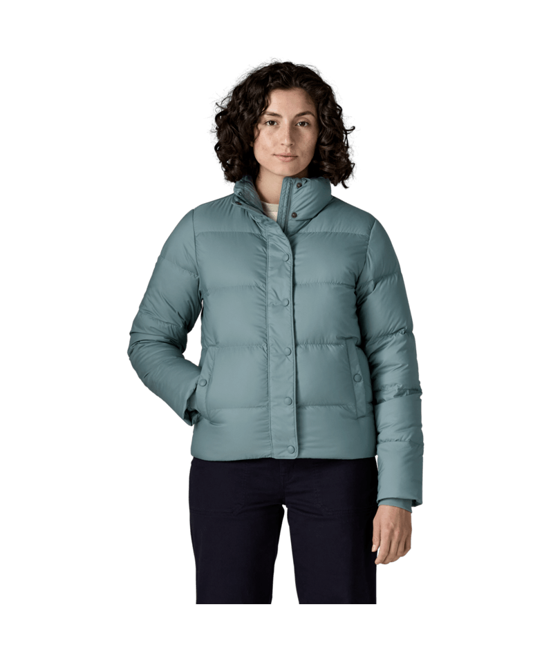 Women's Silent Down Jacket in Blue Sage | Photo 2 | Patagonia